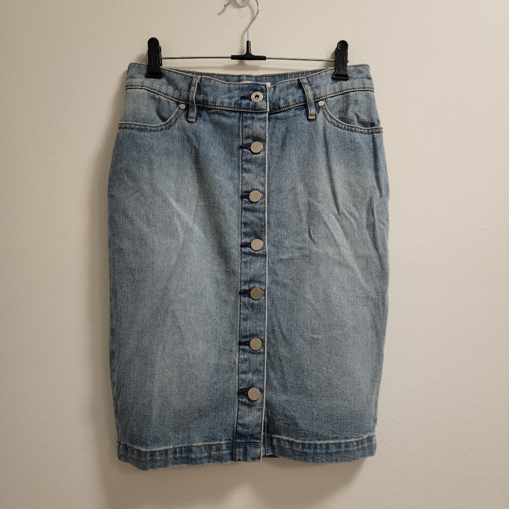 Melrose and Market Jean Pencil Skirt